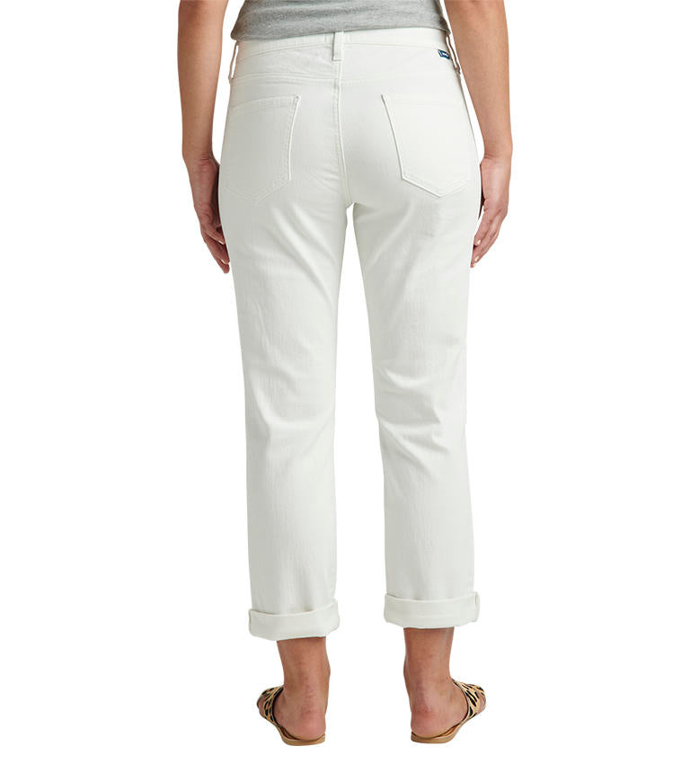 Jag Carter Girlfriend Mid Rise White Jean-Bottoms-Jag-Deja Nu Boutique, Women's Fashion Boutique in Lampasas, Texas