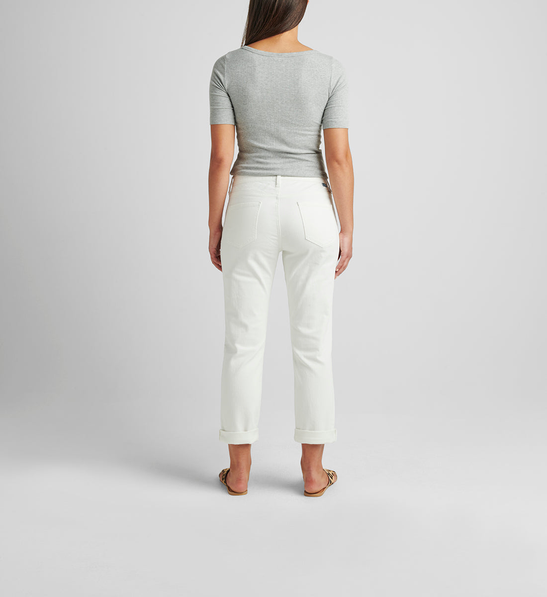 Jag Carter Girlfriend Mid Rise White Jean-Bottoms-Jag-Deja Nu Boutique, Women's Fashion Boutique in Lampasas, Texas