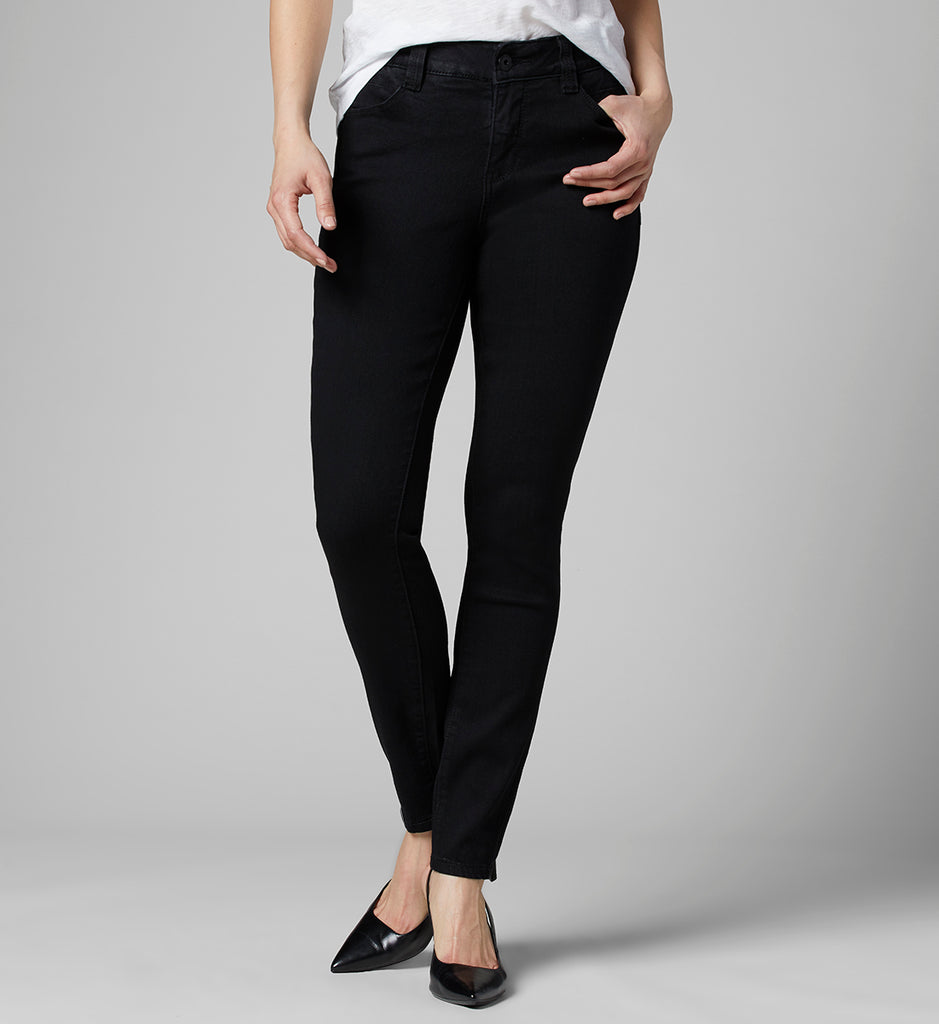 Jag Cecilia Mid Rise Skinny Jeans In Black-Jeans-Jag-Deja Nu Boutique, Women's Fashion Boutique in Lampasas, Texas