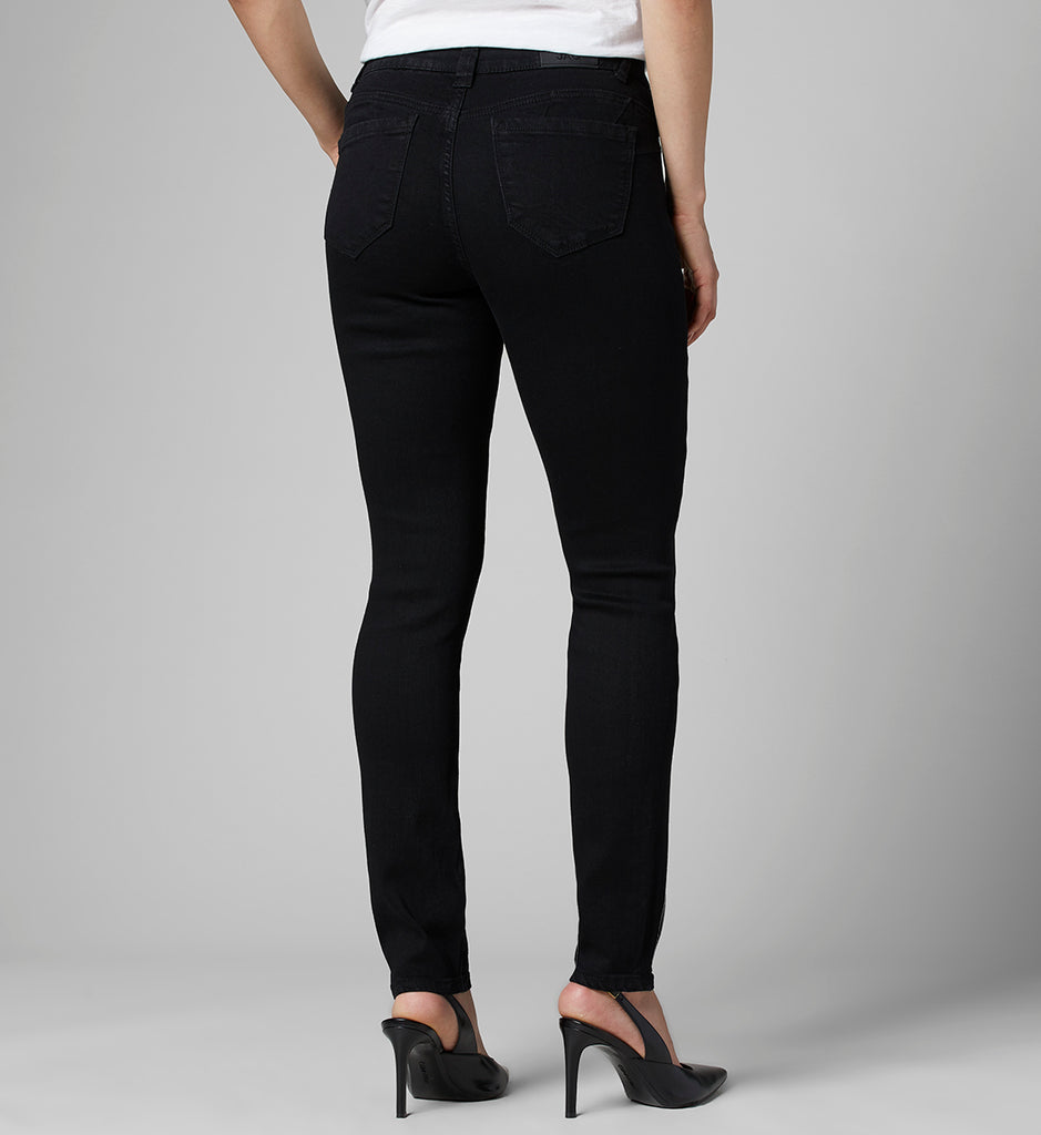 Jag Cecilia Mid Rise Skinny Jeans In Black-Jeans-Jag-Deja Nu Boutique, Women's Fashion Boutique in Lampasas, Texas