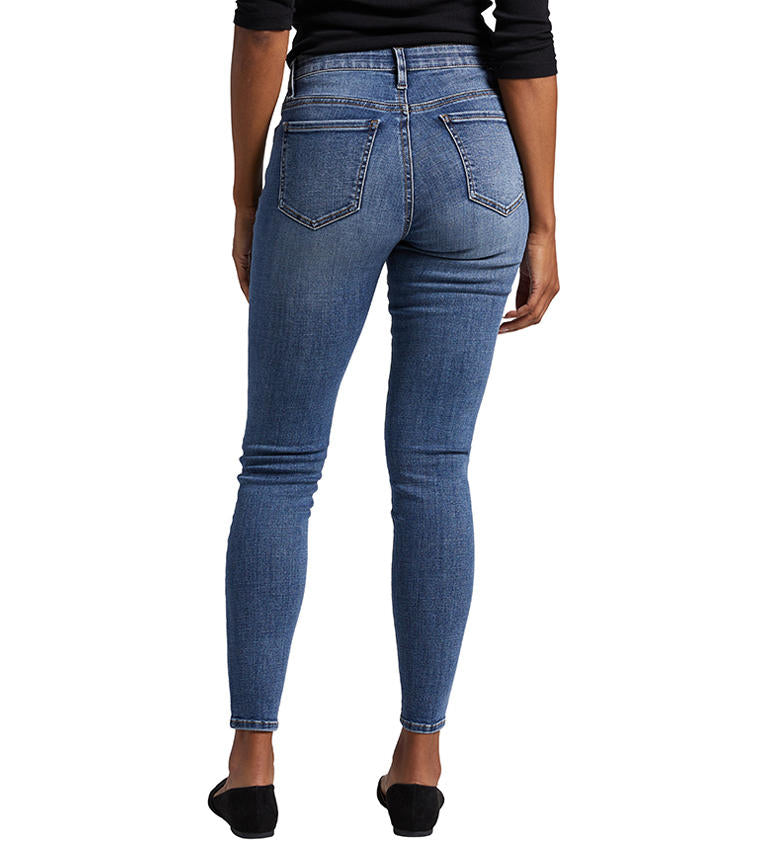 Jag Cecilia Skinny Mid Rise Jean In Sky Blue-Jeans-Jag-Deja Nu Boutique, Women's Fashion Boutique in Lampasas, Texas