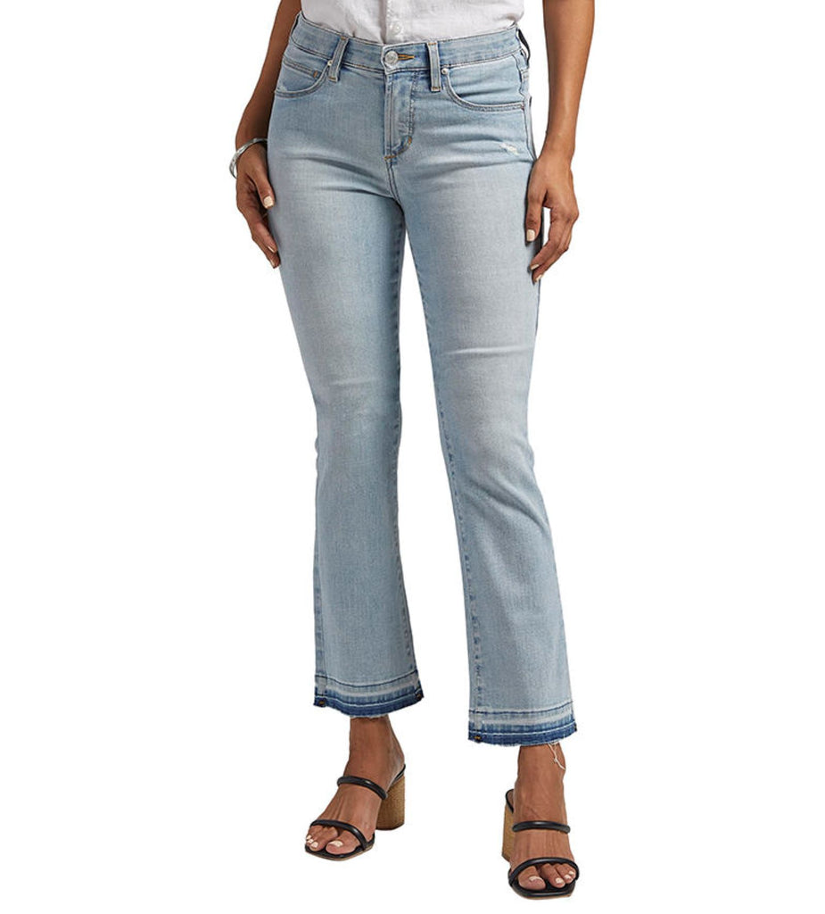Jag Eloise Mid Rise Bootcut Crop Jeans In Bleach Blue-Jeans-Jag-Deja Nu Boutique, Women's Fashion Boutique in Lampasas, Texas