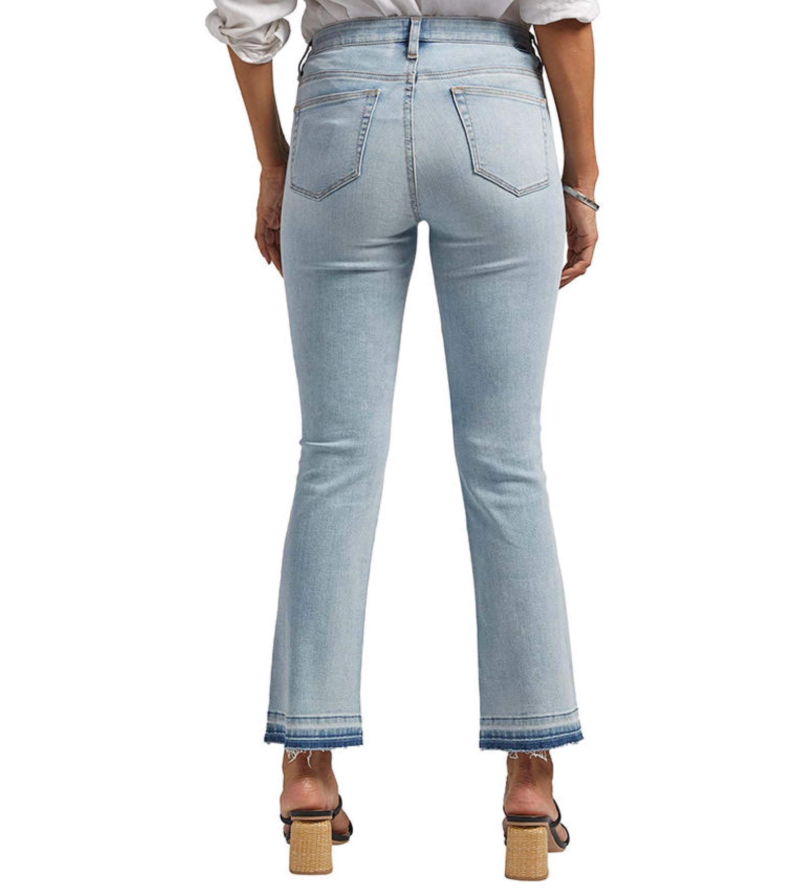 Jag Eloise Mid Rise Bootcut Crop Jeans In Bleach Blue-Jeans-Jag-Deja Nu Boutique, Women's Fashion Boutique in Lampasas, Texas