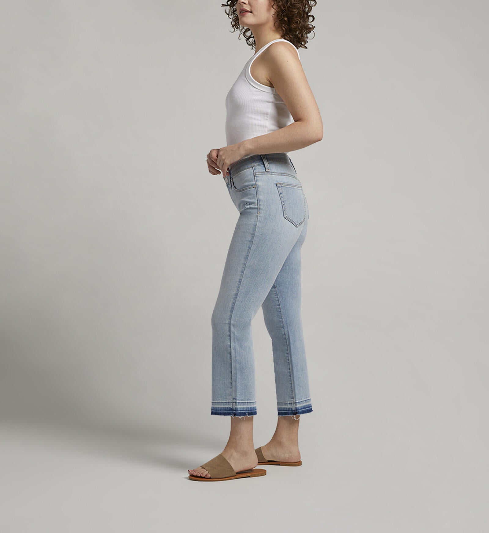 Jag Eloise Mid Rise Bootcut Crop Jeans In Bleach Blue-Jeans-Jag-Deja Nu Boutique, Women's Fashion Boutique in Lampasas, Texas