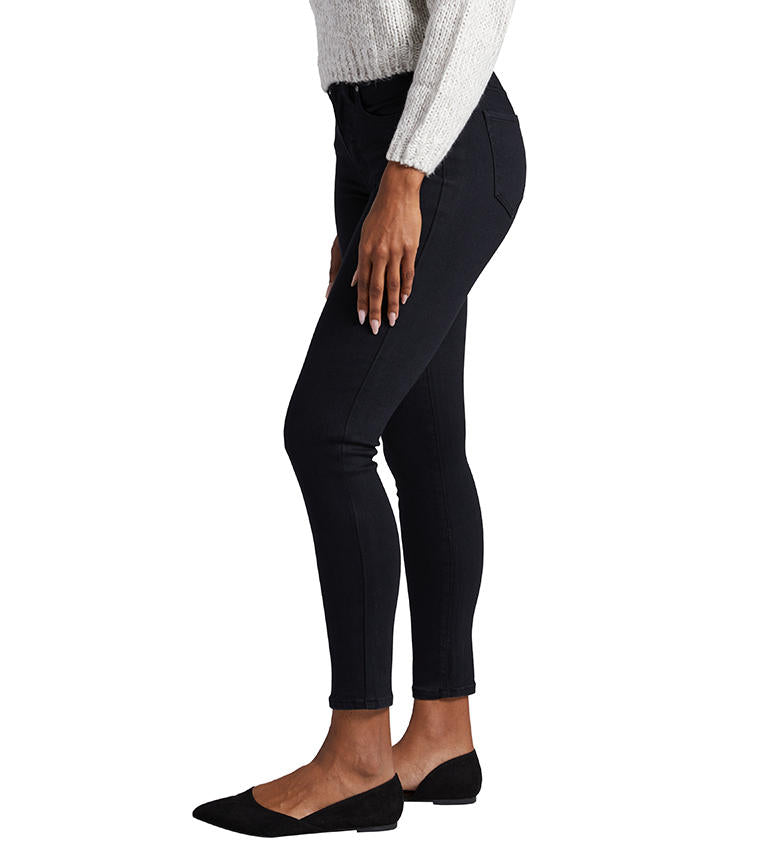 Jag Forever Stretch Five Pocket High Rise Skinny Jean In Black-Bottoms-Jag-Deja Nu Boutique, Women's Fashion Boutique in Lampasas, Texas