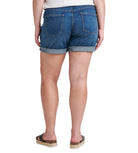 Jag Mid Rise Alex Boyfriend Short In Brilliant Blue Plus-Curvy/Plus Bottoms-Jag-Deja Nu Boutique, Women's Fashion Boutique in Lampasas, Texas