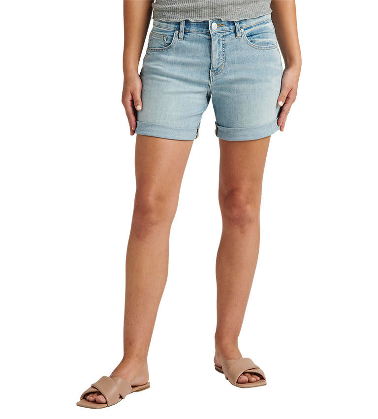 Jag Mid Rise Alex Boyfriend Short In Skylight-Bottoms-Jag-Deja Nu Boutique, Women's Fashion Boutique in Lampasas, Texas