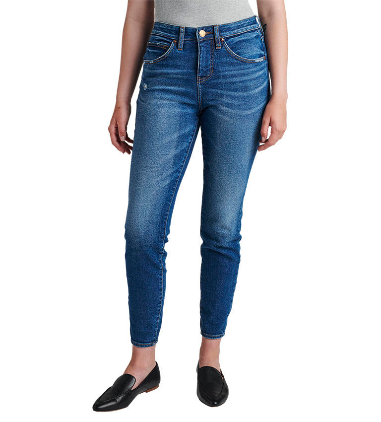 Jag Mid Rise Cecelia Skinny In San Diego Blue-Bottoms-Jag-Deja Nu Boutique, Women's Fashion Boutique in Lampasas, Texas