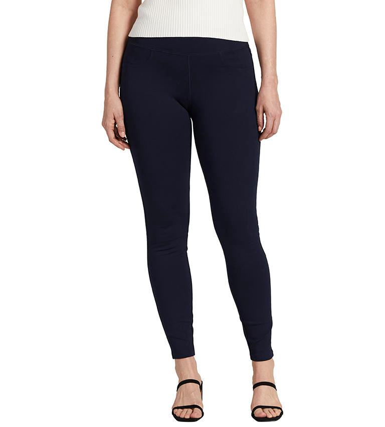 Jag Mid Rise Ricki Legging In Navy-Leggings-Jag-Deja Nu Boutique, Women's Fashion Boutique in Lampasas, Texas