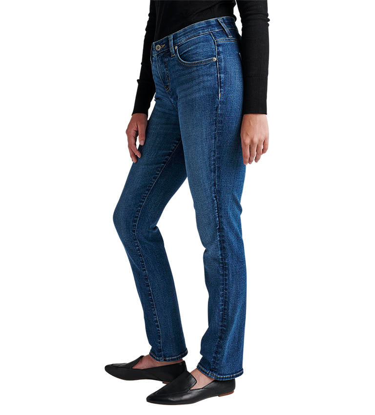 Jag Mid Rise Ruby Straight In Austin Blue 34 Inch-Jeans-Jag-Deja Nu Boutique, Women's Fashion Boutique in Lampasas, Texas