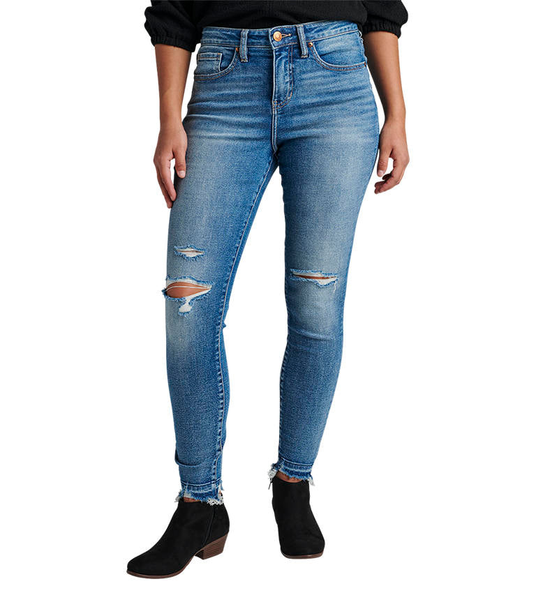 Jag Viola High Rise Skinny Deconstructed Jean In Madison-Jeans-Jag-Deja Nu Boutique, Women's Fashion Boutique in Lampasas, Texas