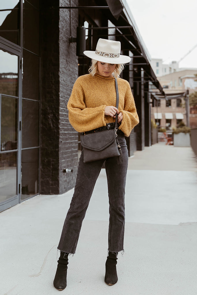 Jen & Co Sloane Flap Over With Whipstitch Crossbody In Cheetah Beige-Handbags, Wallets & Cases-Jen & Co.-Deja Nu Boutique, Women's Fashion Boutique in Lampasas, Texas