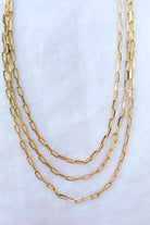 Kinsey Designs Carmen Triple Layer Paperclip Chain Necklace-Necklaces-Kinsey Designs-Deja Nu Boutique, Women's Fashion Boutique in Lampasas, Texas