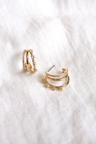 Kinsey Designs Hattie Pearl 16k Gold Plated Brass Cubic Zirconia-Earrings-Kinsey Designs-Deja Nu Boutique, Women's Fashion Boutique in Lampasas, Texas