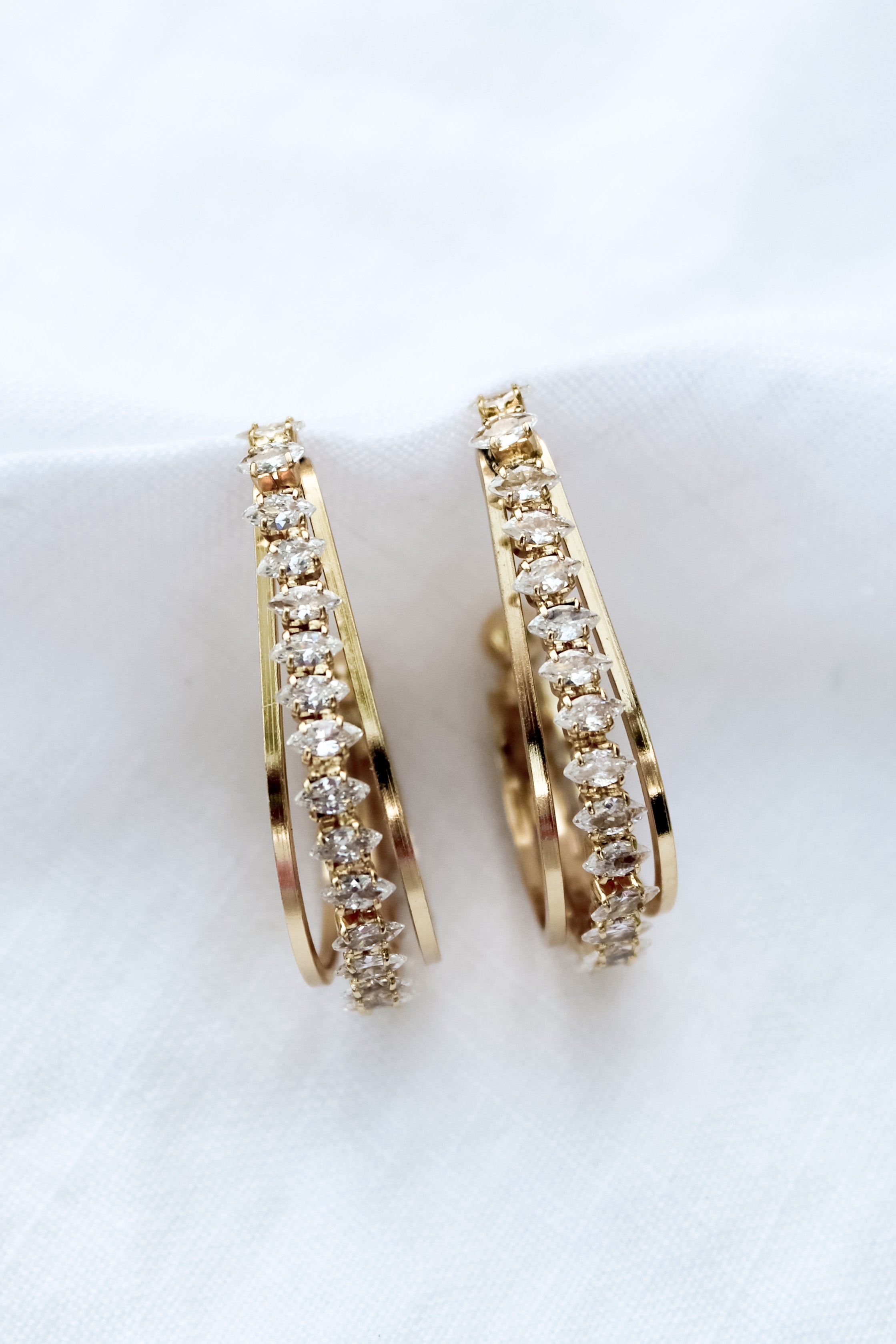 Kinsey Designs Kenny Cubic Zirconia 14 K Gold Filled Drop Earring-Earrings-Kinsey Designs-Deja Nu Boutique, Women's Fashion Boutique in Lampasas, Texas