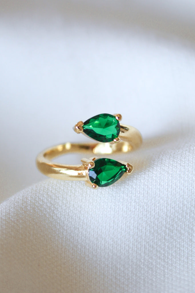 Kinsey Designs Teara Ring Emerald-Rings-Kinsey Designs-Deja Nu Boutique, Women's Fashion Boutique in Lampasas, Texas