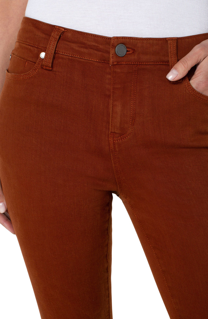 Liverpool Abby Ankle Skinny In Cognac-Bottoms-Liverpool-Deja Nu Boutique, Women's Fashion Boutique in Lampasas, Texas