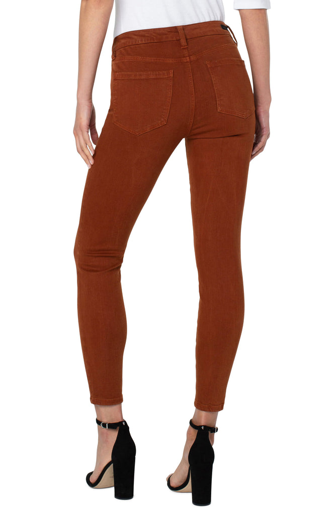 Liverpool Abby Ankle Skinny In Cognac-Bottoms-Liverpool-Deja Nu Boutique, Women's Fashion Boutique in Lampasas, Texas