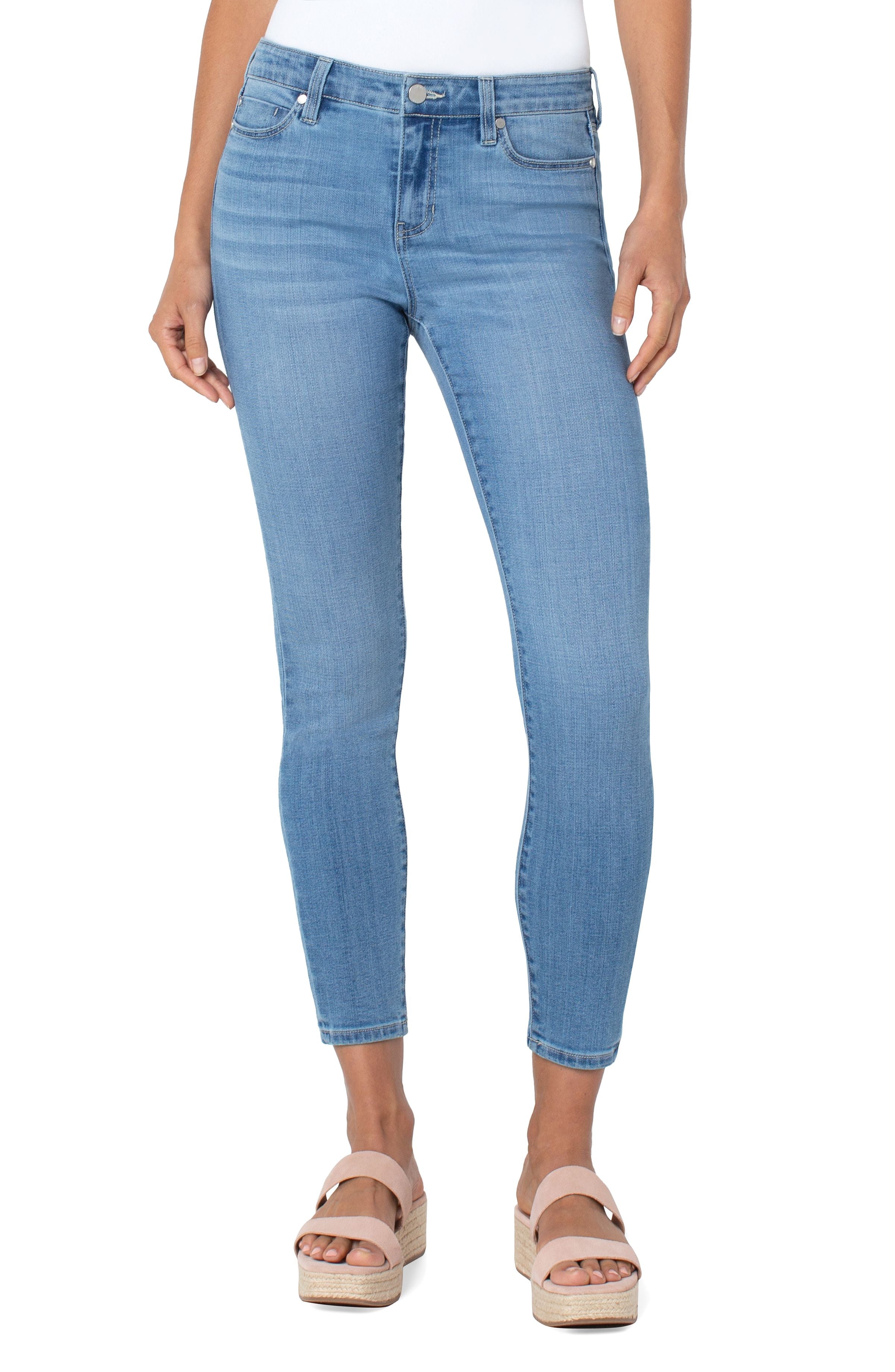 Liverpool Abby Ankle Skinny Jean 28 Inseam In Abbot Kinney-Bottoms-Liverpool-Deja Nu Boutique, Women's Fashion Boutique in Lampasas, Texas