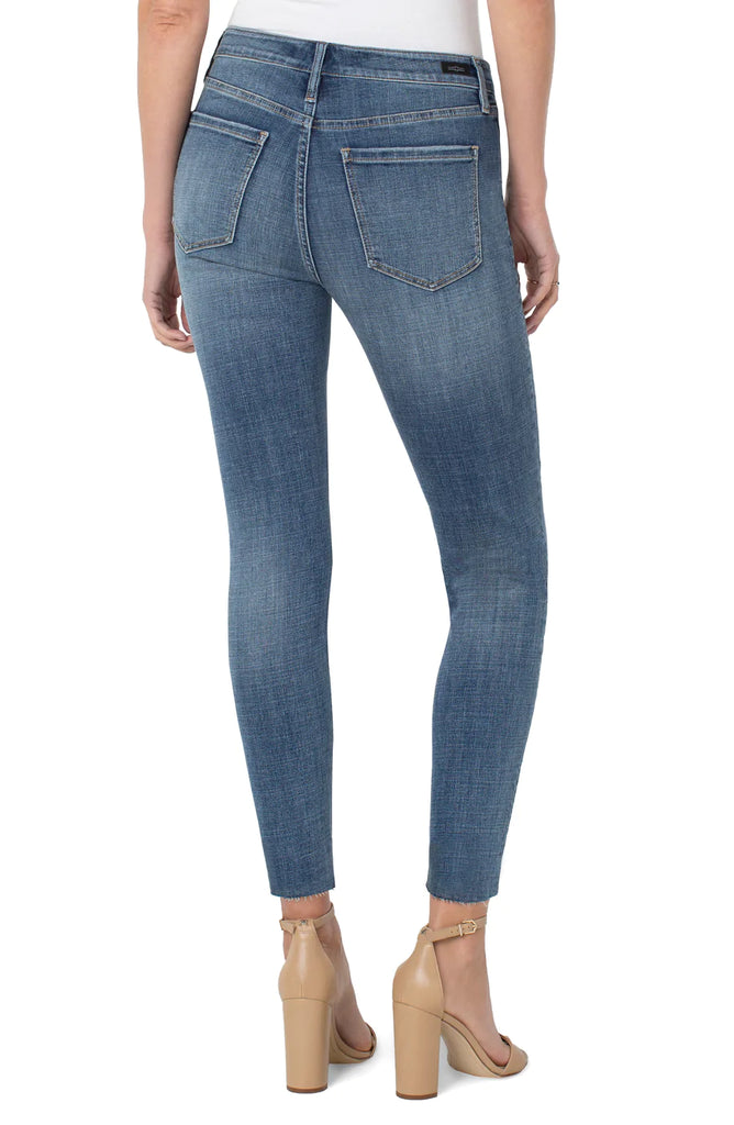 Liverpool Abby High Rise Ankle Skinny With Exposed Button And Cut In Perry-Bottoms-Liverpool-Deja Nu Boutique, Women's Fashion Boutique in Lampasas, Texas