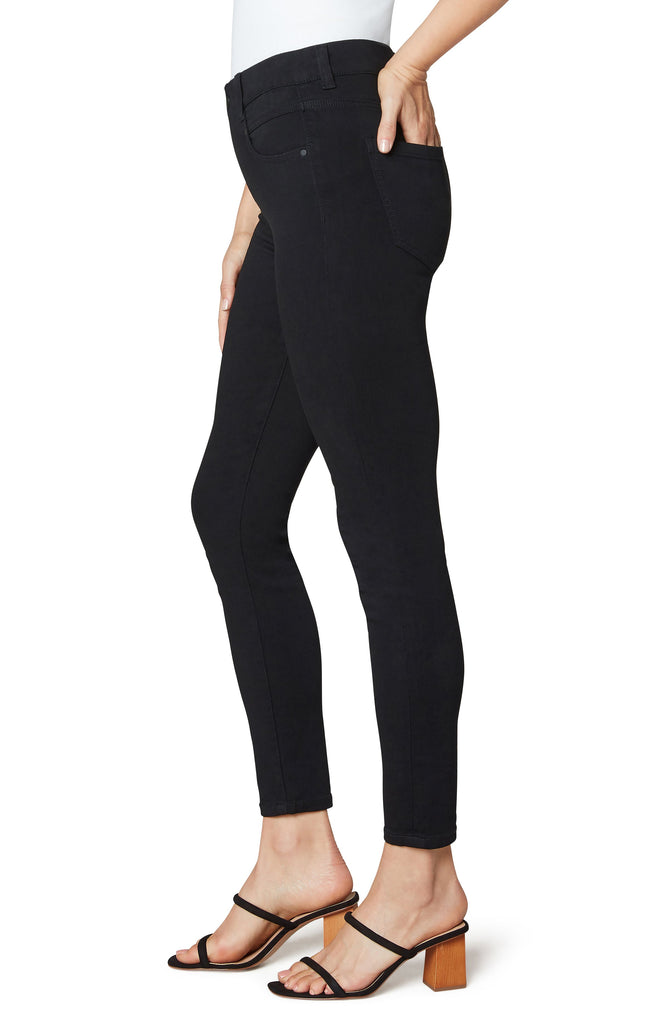 Liverpool Gia Glider Ankle In Black Rinse-Jeans-Liverpool-Deja Nu Boutique, Women's Fashion Boutique in Lampasas, Texas