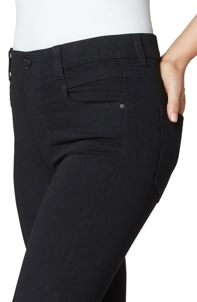 Liverpool Gia Glider Ankle In Black Rinse-Jeans-Liverpool-Deja Nu Boutique, Women's Fashion Boutique in Lampasas, Texas