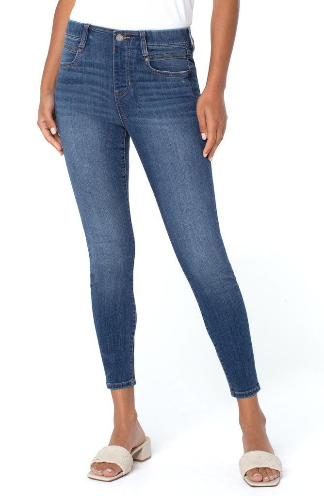 Liverpool Gia Glider Ankle Skinny Jean 28" Ins. In Hartselle-Bottoms-Liverpool-Deja Nu Boutique, Women's Fashion Boutique in Lampasas, Texas