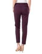 Liverpool Kelsey Knit Trouser In Aubergine-Bottoms-Liverpool-Deja Nu Boutique, Women's Fashion Boutique in Lampasas, Texas