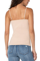 Liverpool Knit Camisole Top In Nude-Camis/Tanks-Liverpool-Deja Nu Boutique, Women's Fashion Boutique in Lampasas, Texas