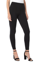 Liverpool Reese Seamed Pull On Legging In Black-Leggings-Liverpool-Deja Nu Boutique, Women's Fashion Boutique in Lampasas, Texas