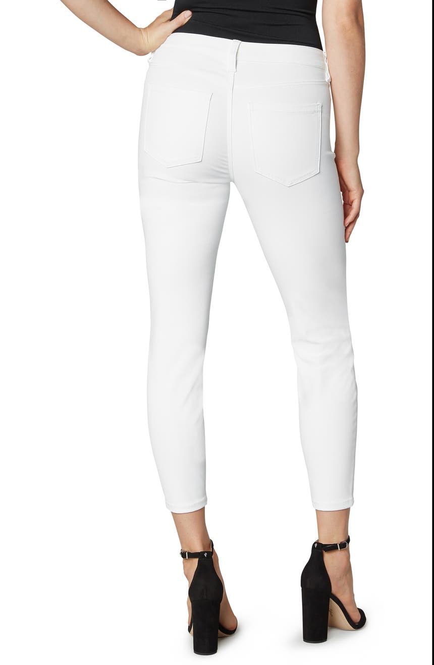 Liverpool White Madonna Crop Skinny Pants-Bottoms-Liverpool-Deja Nu Boutique, Women's Fashion Boutique in Lampasas, Texas