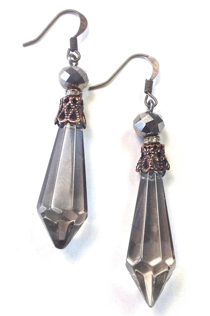 Lost And Found Crystal Point Drop Earring-Earrings-Lost And Found-Deja Nu Boutique, Women's Fashion Boutique in Lampasas, Texas