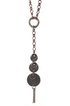 Lost And Found Simple Chain With Graduating Disc Drops-Necklaces-Lost And Found-Deja Nu Boutique, Women's Fashion Boutique in Lampasas, Texas