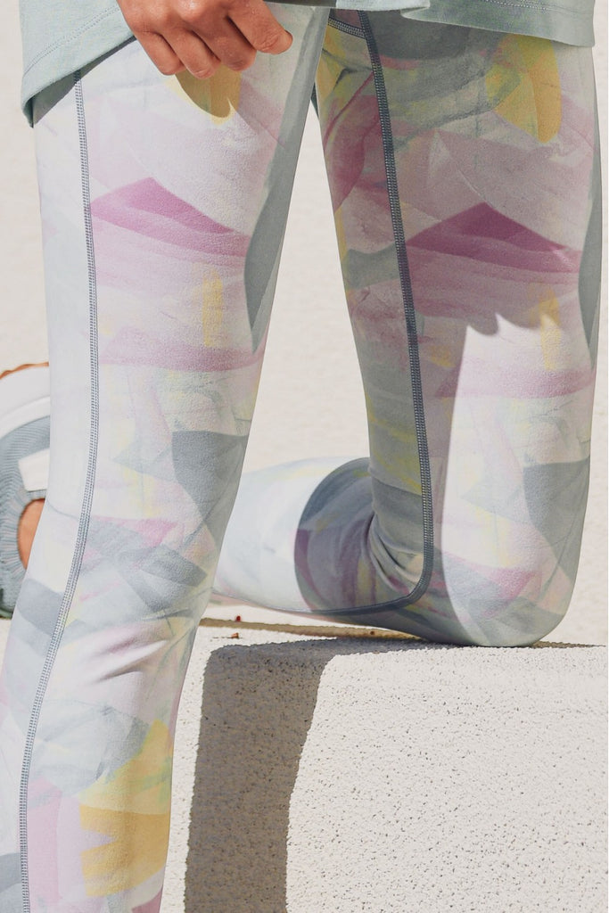 Mono B Mint Multi-Color Leggings-Athleisurewear-Mono B-Deja Nu Boutique, Women's Fashion Boutique in Lampasas, Texas