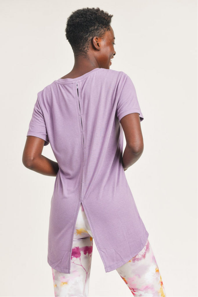 Mono B Nirvana Ventilated Shirt-Athleisurewear-Mono B-Deja Nu Boutique, Women's Fashion Boutique in Lampasas, Texas
