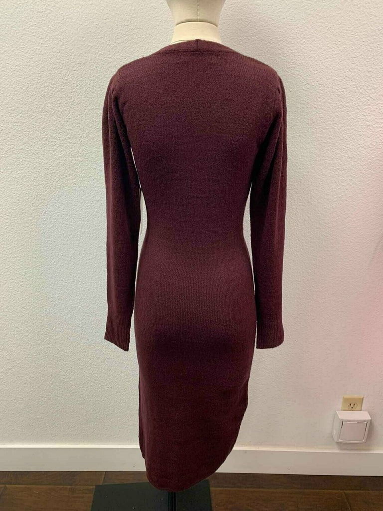 Moodie Plum Sweater Dress-Dresses-Moodie-Deja Nu Boutique, Women's Fashion Boutique in Lampasas, Texas
