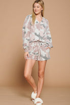 Oddi Mauve Camo Fleece 2pc. Lounge Set-Sleepwear-Oddi-Deja Nu Boutique, Women's Fashion Boutique in Lampasas, Texas