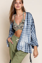 POL Ocean Grey Tie Dye Cardigan-Cardigans & Kimonos-POL-Deja Nu Boutique, Women's Fashion Boutique in Lampasas, Texas