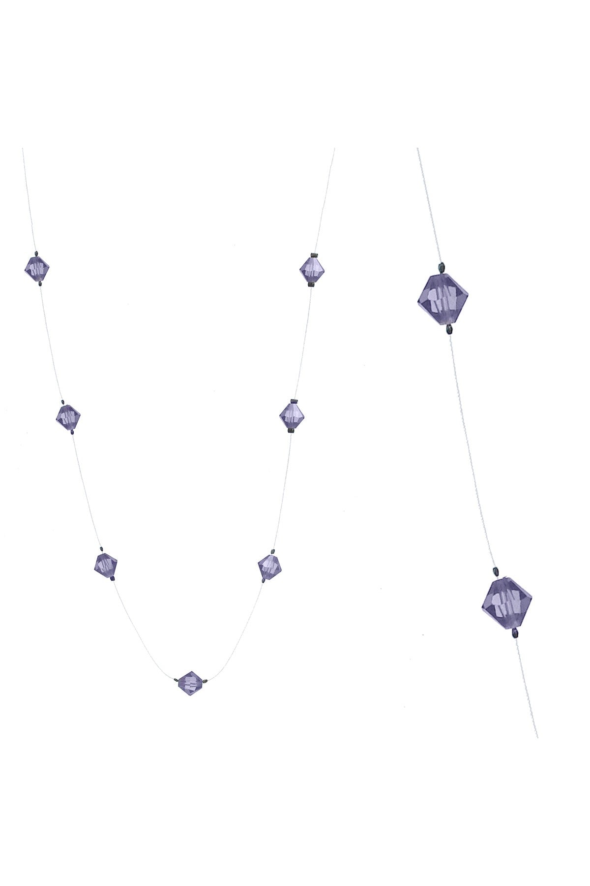 Purple Swarovski Crystal Necklace-Necklaces-Deja Nu-Deja Nu Boutique, Women's Fashion Boutique in Lampasas, Texas