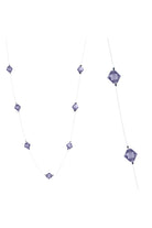 Purple Swarovski Crystal Necklace-Necklaces-Deja Nu-Deja Nu Boutique, Women's Fashion Boutique in Lampasas, Texas