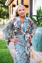 Save The Faith Animal Medallion Kimono-Cardigans & Kimonos-Save The Faith-Deja Nu Boutique, Women's Fashion Boutique in Lampasas, Texas