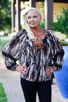 Save The Faith Fiery Feline Boho Top-Tops-Save The Faith-Deja Nu Boutique, Women's Fashion Boutique in Lampasas, Texas