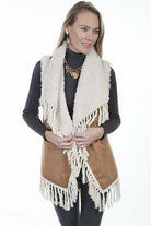 Scully Suede Fringe Vest Sherpa Lined-Vest-Scully-Deja Nu Boutique, Women's Fashion Boutique in Lampasas, Texas