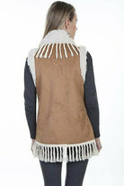 Scully Suede Fringe Vest Sherpa Lined-Vest-Scully-Deja Nu Boutique, Women's Fashion Boutique in Lampasas, Texas