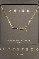 Secret Box Aries Constellation Necklace-Necklaces-Secret Box-Deja Nu Boutique, Women's Fashion Boutique in Lampasas, Texas