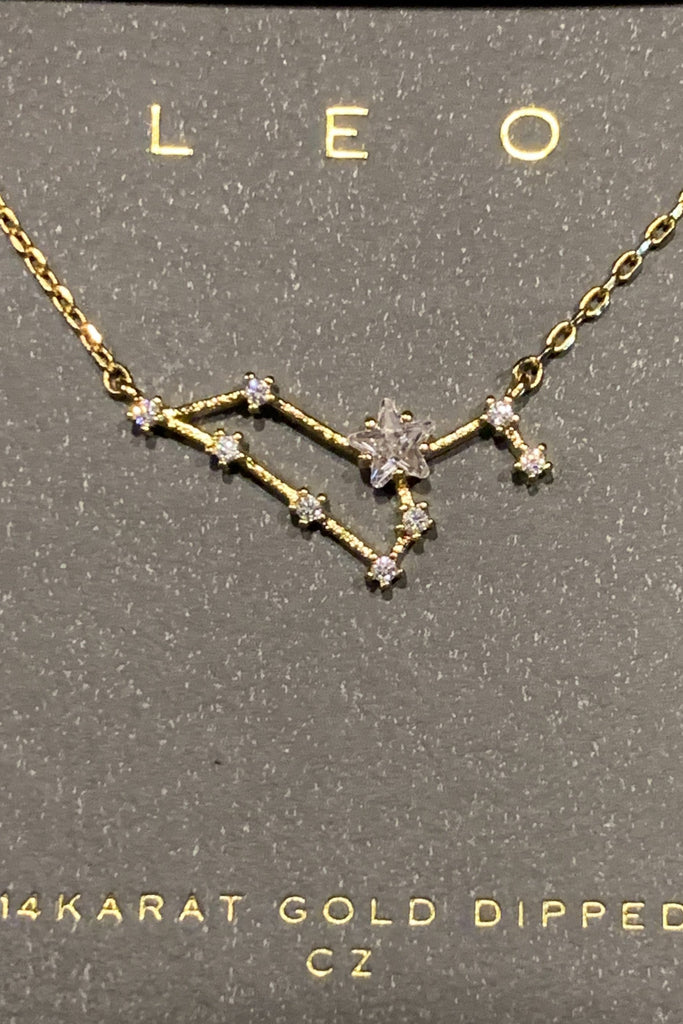 Secret Box Leo Constellation Necklace-Necklaces-Secret Box-Deja Nu Boutique, Women's Fashion Boutique in Lampasas, Texas