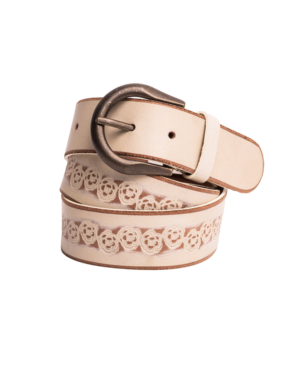 Silver Jeans Co. 38mm Genuine Leather Belt In White-Belts-Silver Jeans-Deja Nu Boutique, Women's Fashion Boutique in Lampasas, Texas