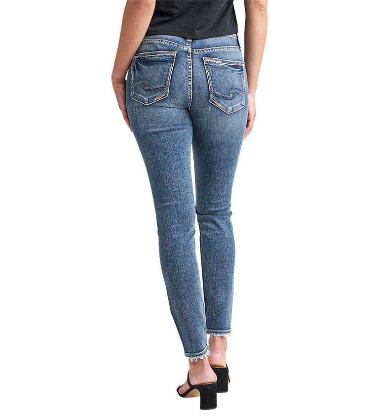Silver Jeans Suki Mid Rise Skinny In Indigo 31 Inch-Jeans-Silver Jeans-Deja Nu Boutique, Women's Fashion Boutique in Lampasas, Texas