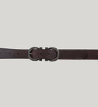 Silver Women’s Heavyweight Genuine Leather Belt In Brown-Belts-Silver Jeans-Deja Nu Boutique, Women's Fashion Boutique in Lampasas, Texas