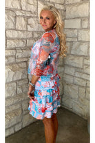 Tango Mango Bolero Jacket In Tropical Print-Jackets-Tango Mango-Deja Nu Boutique, Women's Fashion Boutique in Lampasas, Texas